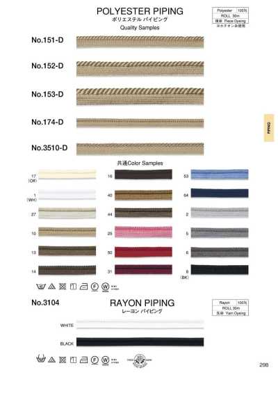 Polyester Piping (Approx. 11 Mm)