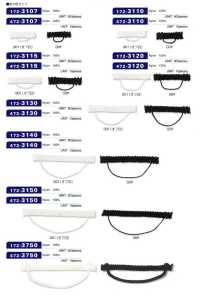 172-3150 Button Loop Braid Type Horizontal 70mm (200 Pieces)[Button Loop Frog Button] DARIN Sub Photo