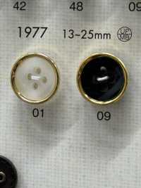 1977 Elegant Luxury 4-hole Button For Shirts DAIYA BUTTON(DAIYA BUTTON) Sub Photo