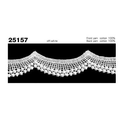 25157 Narrow Chemical Lace