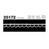 25172 Narrow Width Chemical Lace