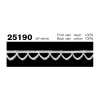 25190 Narrow Width Chemical Lace