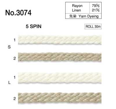 3074 Linen Braid Cord