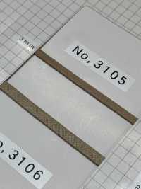3105 Cotton Wax Flat Cord(Low Drawstring)[Ribbon Tape Cord] ROSE BRAND(Marushin) Sub Photo