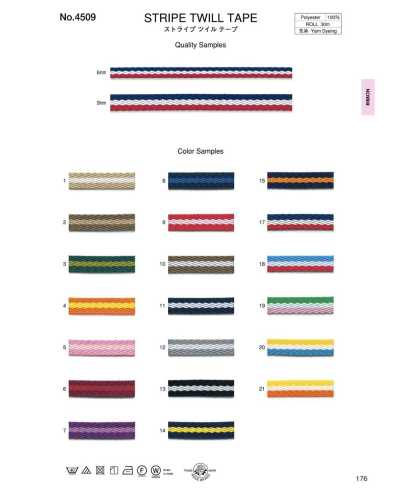 4509 Stripe Twill Tape