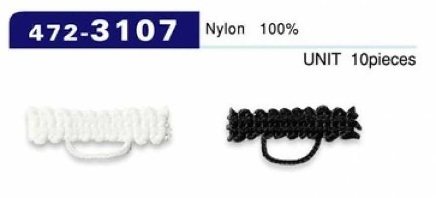 472-3107 Button Loop Braided Cord Type 5mm X 22mm (10 Pcs)