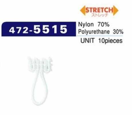 472-5515 Button Loop Spandex Type, Medium (10 Pieces)