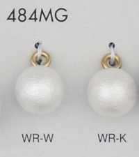 484MG Pearl-like Urea Material With Half-ring Shank Button DAIYA BUTTON Sub Photo