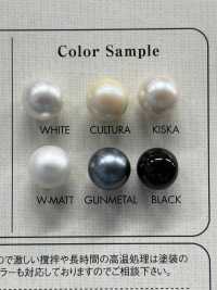 484MG Pearl-like Urea Material With Half-ring Shank Button DAIYA BUTTON Sub Photo