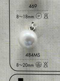 484MS Pearl-like Urea Material With Half-ring Shank Button DAIYA BUTTON Sub Photo