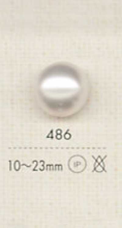 486 Elegant Pearl-Finish Polyester Button