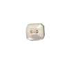 496 2-hole Square Shell Button