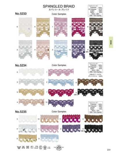 5234 Sequin Braid (Approx. 14 Mm)