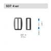 537-4 Buckle Set