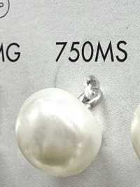 750MS Pearlescent Urea Resin Half-ring Shank Button[Buttons] DAIYA BUTTON Additional Images