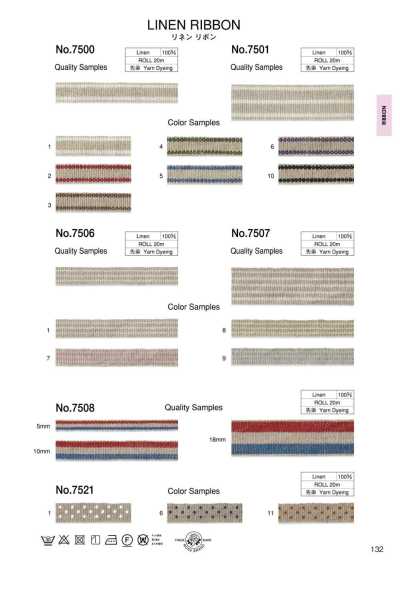 7521 Linen Ribbon (Approx. 10 Mm)