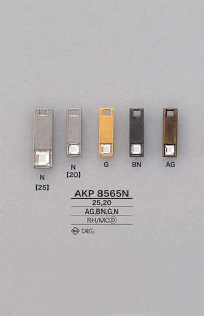 AKP8565N Rhinestone Square Zipper Pull Tab