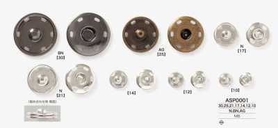ASP0001 Brass Snap Button