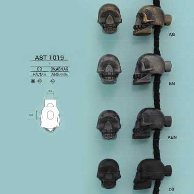 AST1019 Skull-shaped Cord Lock