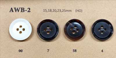 AWB-2 Real Buffalo Horn Buttons For Jackets