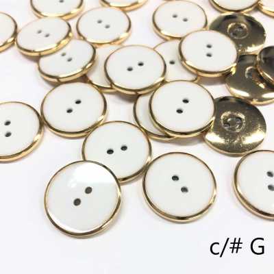 AY72 For Dyeing, Two-hole Cap And Close Post Button