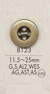 B123 Simple, Available In Many Colors, Metal Buttons For Shirts And Jackets