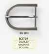 B2734 Die-cast/brass Sail-shaped Buckle