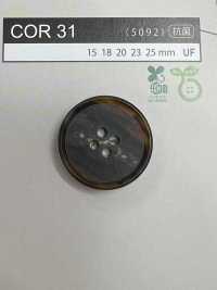 COR31 [Buffalo Style] 4-hole Button With Border And Gloss NITTO Button Sub Photo