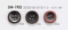 DM1903 4-hole Metal Button For Jackets And Suits