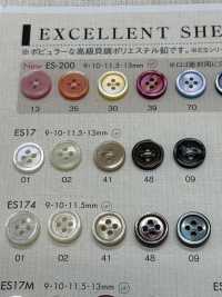 ES17 DAIYA BUTTONS Shell-like Polyester Button DAIYA BUTTON Sub Photo