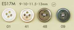 ES17M DAIYA BUTTONS Matte Shell Polyester Buttons