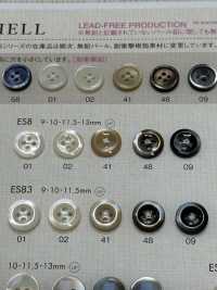 ES8 DAIYA BUTTONS Shell-like Polyester Button DAIYA BUTTON Sub Photo