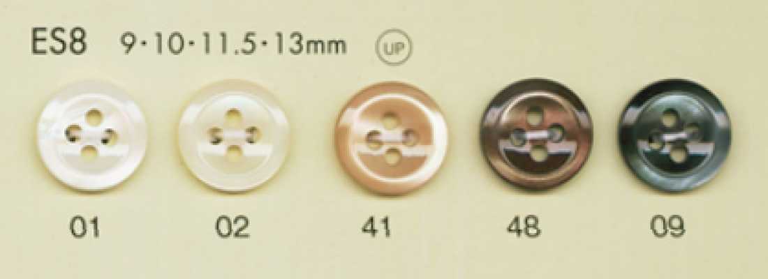 ES8 DAIYA BUTTONS Shell-like Polyester Buttons