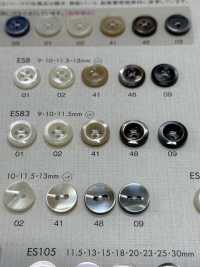 ES83 DAIYA BUTTONS Shell-like Polyester Button DAIYA BUTTON Sub Photo