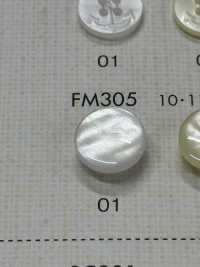 FM305 DAIYA BUTTONS Shell-like Polyester Button DAIYA BUTTON Sub Photo