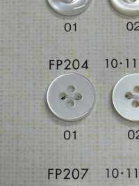 FP204 DAIYA BUTTONS Shell-like Polyester Button DAIYA BUTTON Sub Photo