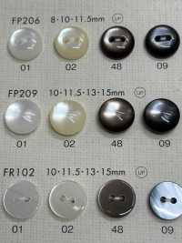 FP209 DAIYA BUTTONS Shell-like Polyester Button DAIYA BUTTON Sub Photo