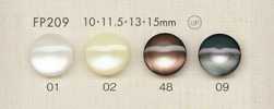 FP209 DAIYA BUTTONS Shell-Style Polyester Button