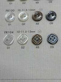 FR104 DAIYA BUTTONS Shell-like Polyester Button DAIYA BUTTON Sub Photo