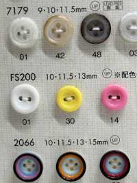 FS200 Vivid Color Colorful Shirt Simple Polyester Button DAIYA BUTTON Sub Photo