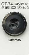 GT74 Buffalo Horn Style Button