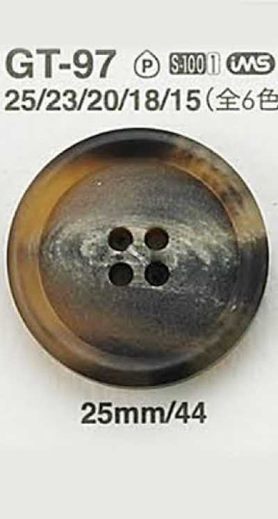 GT97 Buffalo Horn-style Button
