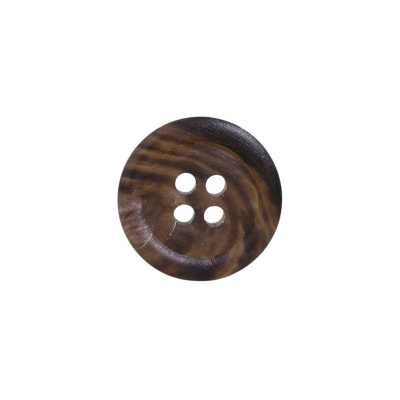 Real Buffalo Horn 4-hole Button