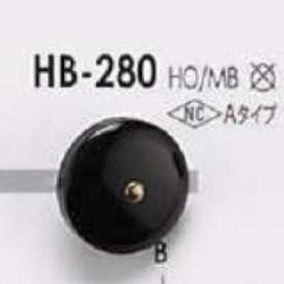 4-hole Button Made Of Real Buffalo Horn/brass