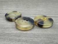 HBF590 Real Buffalo Horn 4-hole Button[Buttons] IRIS Additional Images