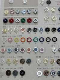 HDC17 DAIYA BUTTONS Impact Resistant HYPER DURABLE "" Series Shell-like Polyester Button "" DAIYA BUTTON Sub Photo