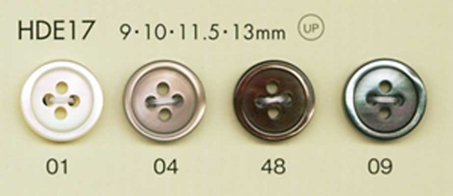 DAIYA BUTTONS Impact-Resistant HYPER DURABLE"" Series Shell-Style Polyester Buttons""