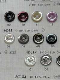 HDE8 DAIYA BUTTONS Impact Resistant HYPER DURABLE "" Series Shell-like Polyester Button "" DAIYA BUTTON Sub Photo