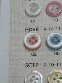 HDV8 DAIYA BUTTONS Impact Resistant HYPER DURABLE "" Series Shell-like Polyester Button "" DAIYA BUTTON Sub Photo