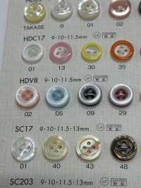 HDV8 DAIYA BUTTONS Impact Resistant HYPER DURABLE "" Series Shell-like Polyester Button "" DAIYA BUTTON Sub Photo